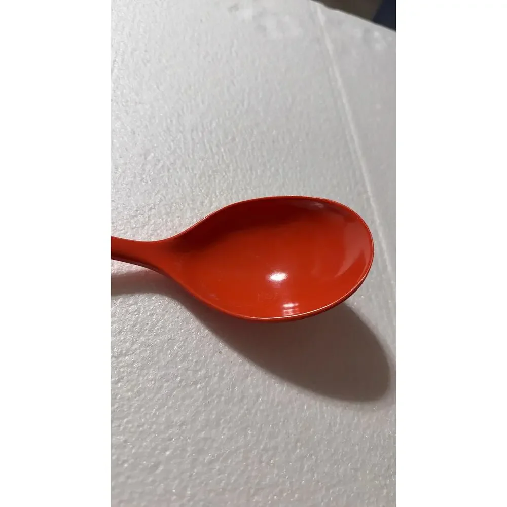 Orange Red Melamine Serving Spoon 11.5 Kitchen Utensil Replacement JP-637